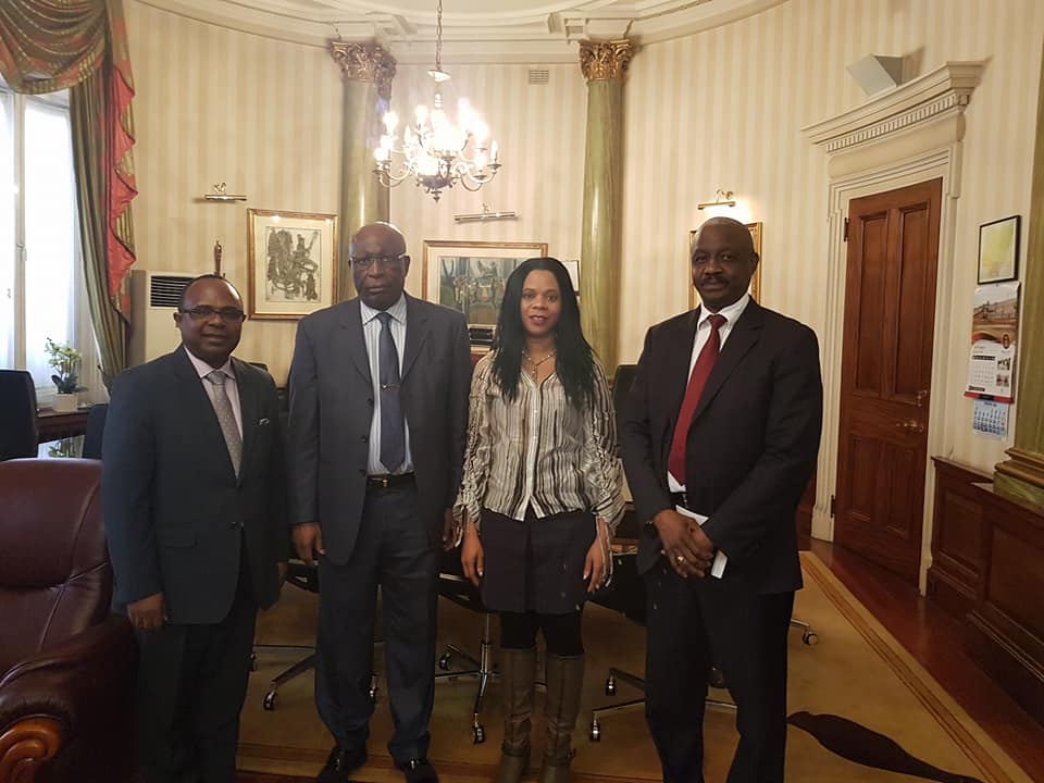 CANUK Social Secretary Euphemia Chukwu Visit Nigerian High Commissioner