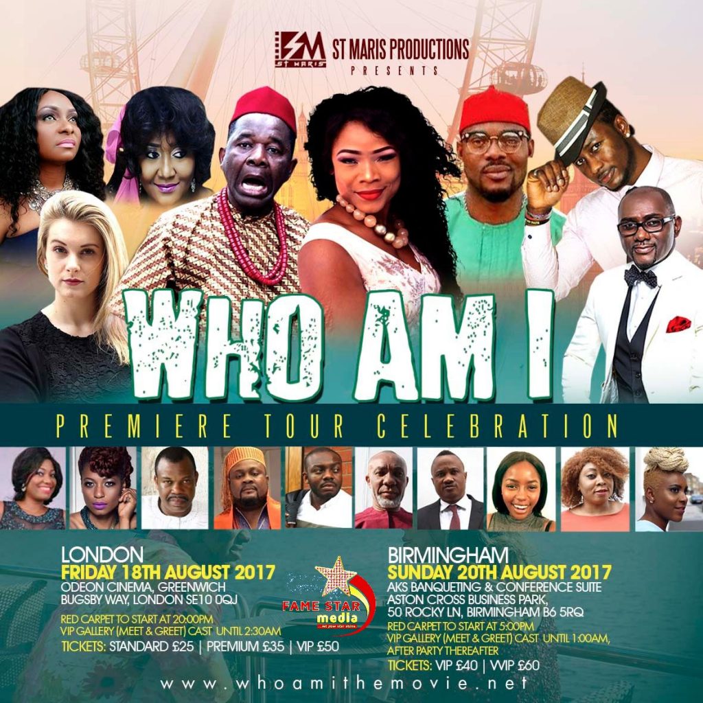 Producer Stella Maris Okafor debut movie premiere “Who Am I”